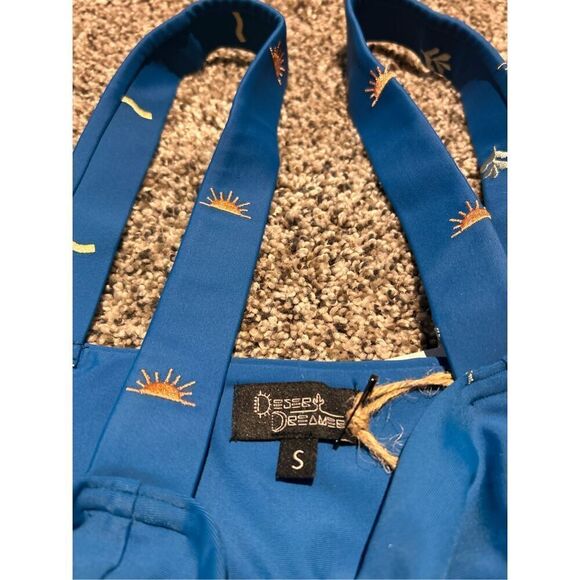 Desert Dreamer blue bikini top size small - Picture 3 of 3